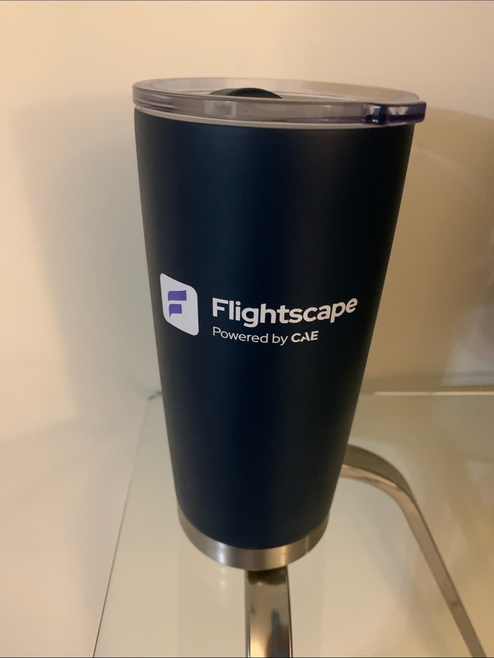 Navy Insulated Travel Tumbler -